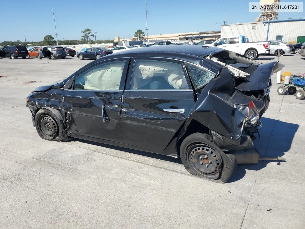 2017 Nissan Sentra S VIN: 3N1AB7AP4HL647201 Lot: 77209384