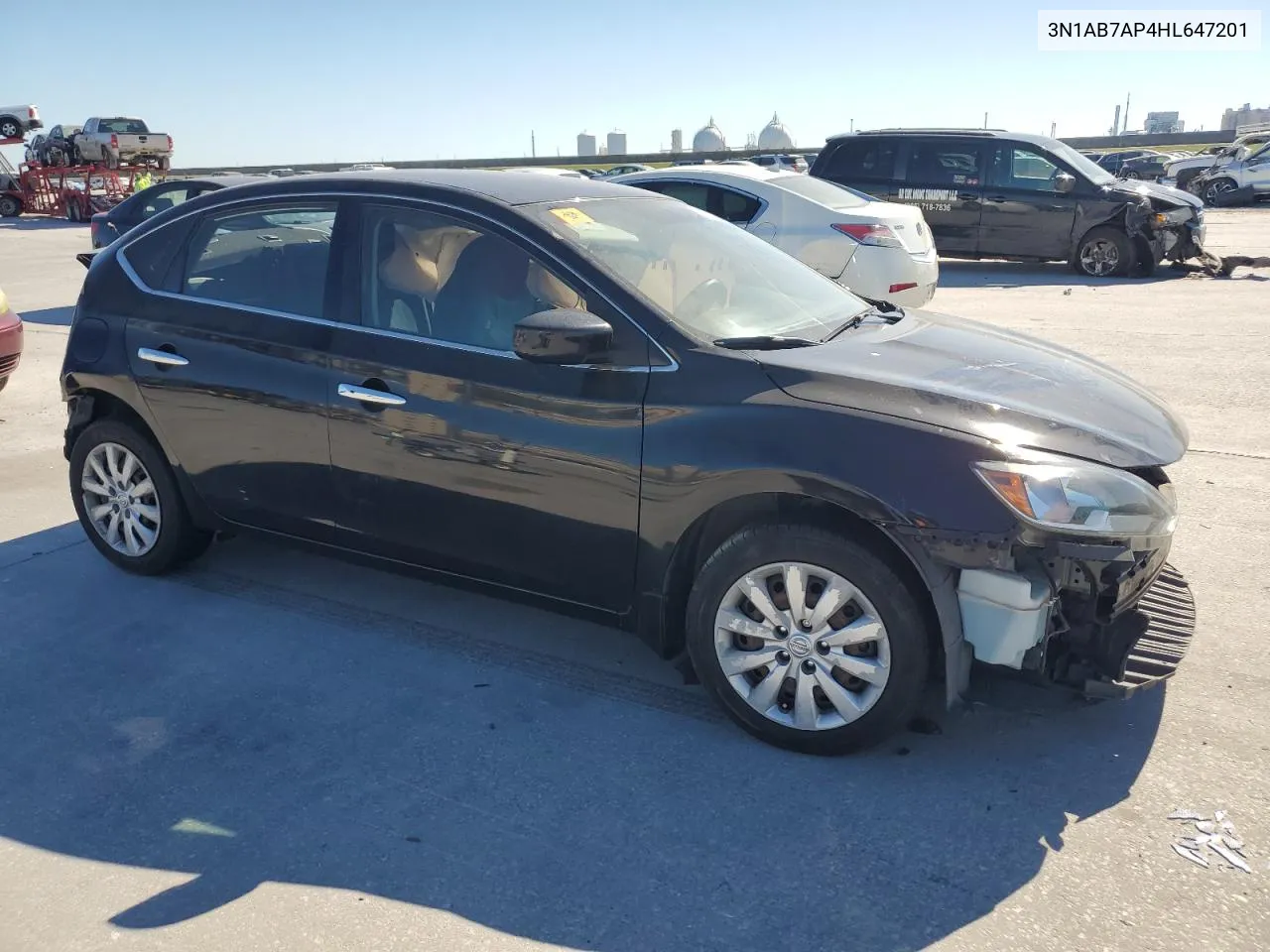 2017 Nissan Sentra S VIN: 3N1AB7AP4HL647201 Lot: 77209384