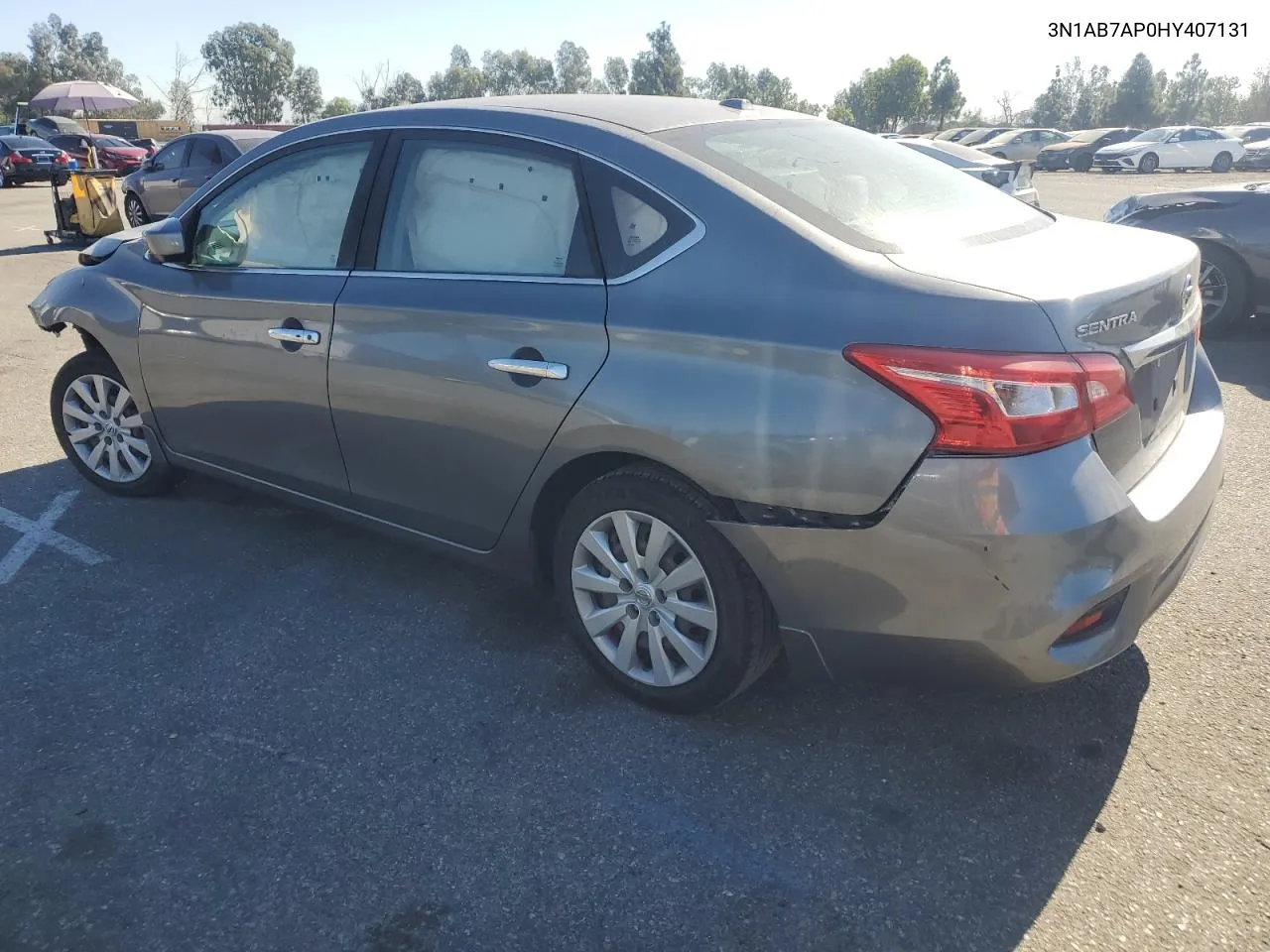 2017 Nissan Sentra S VIN: 3N1AB7AP0HY407131 Lot: 77340074