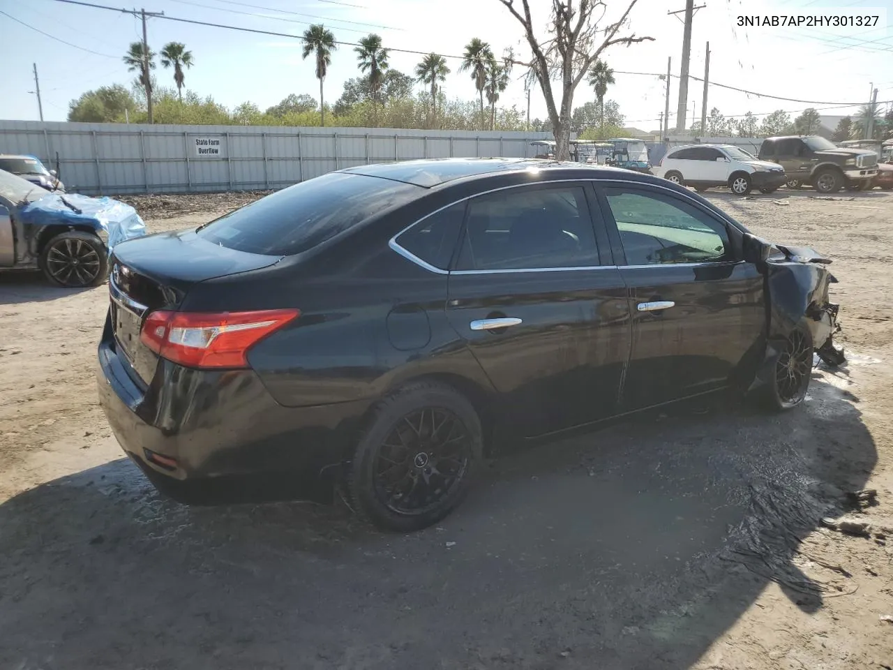 2017 Nissan Sentra S VIN: 3N1AB7AP2HY301327 Lot: 77388864