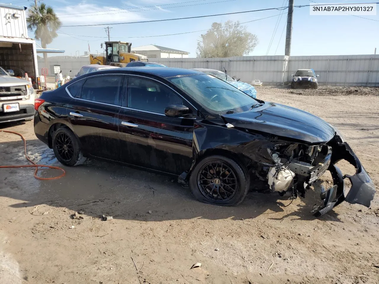 2017 Nissan Sentra S VIN: 3N1AB7AP2HY301327 Lot: 77388864