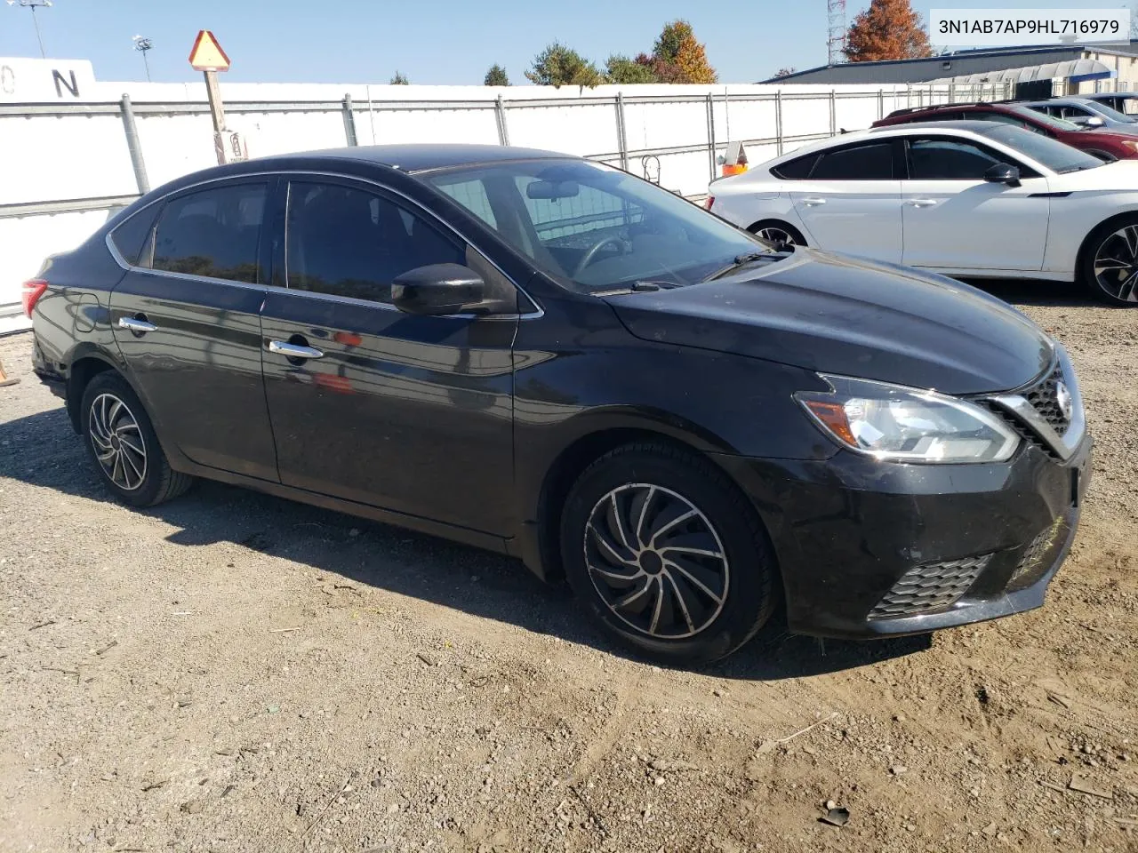 2017 Nissan Sentra S VIN: 3N1AB7AP9HL716979 Lot: 77391994