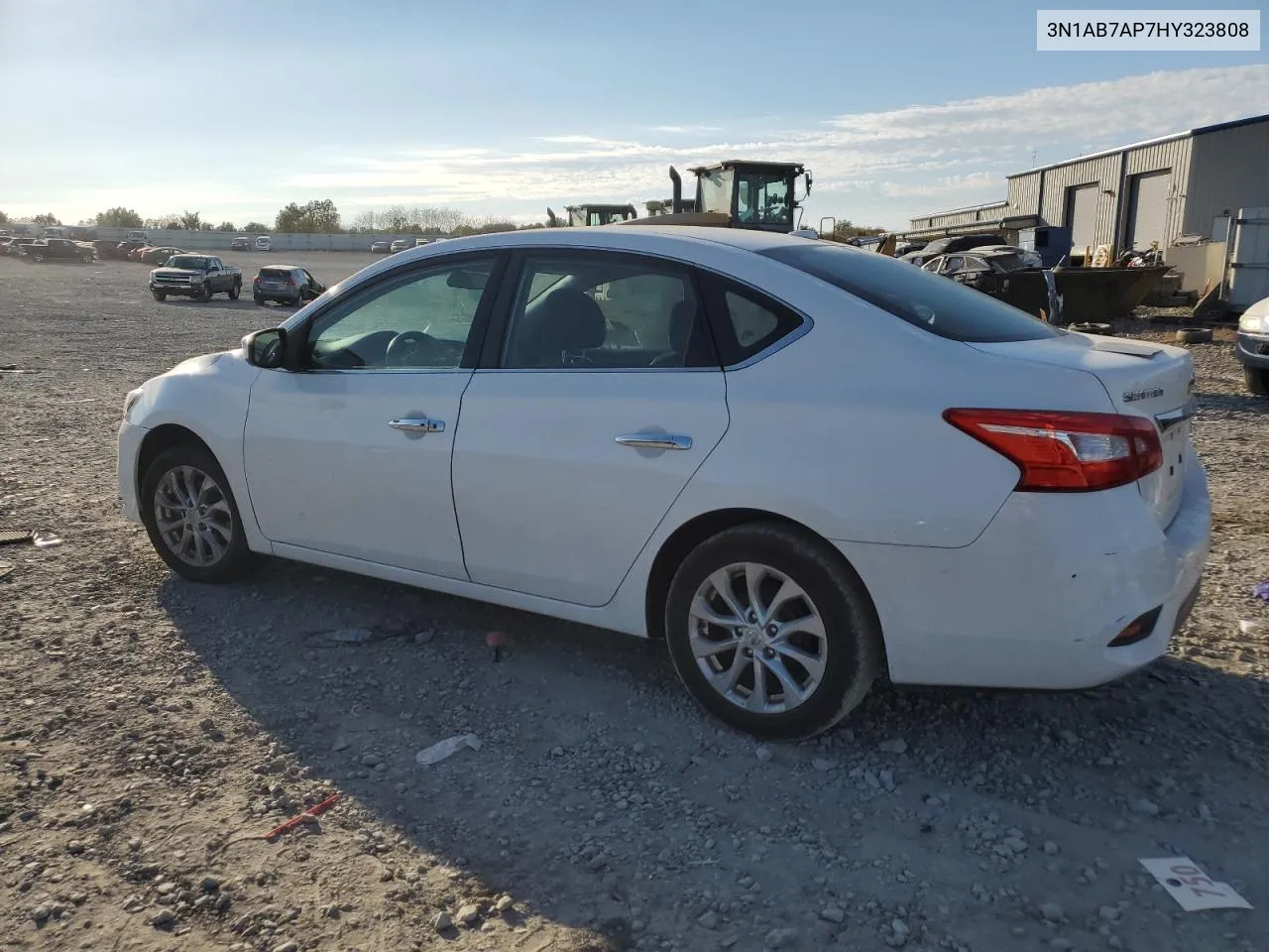 2017 Nissan Sentra S VIN: 3N1AB7AP7HY323808 Lot: 77435444