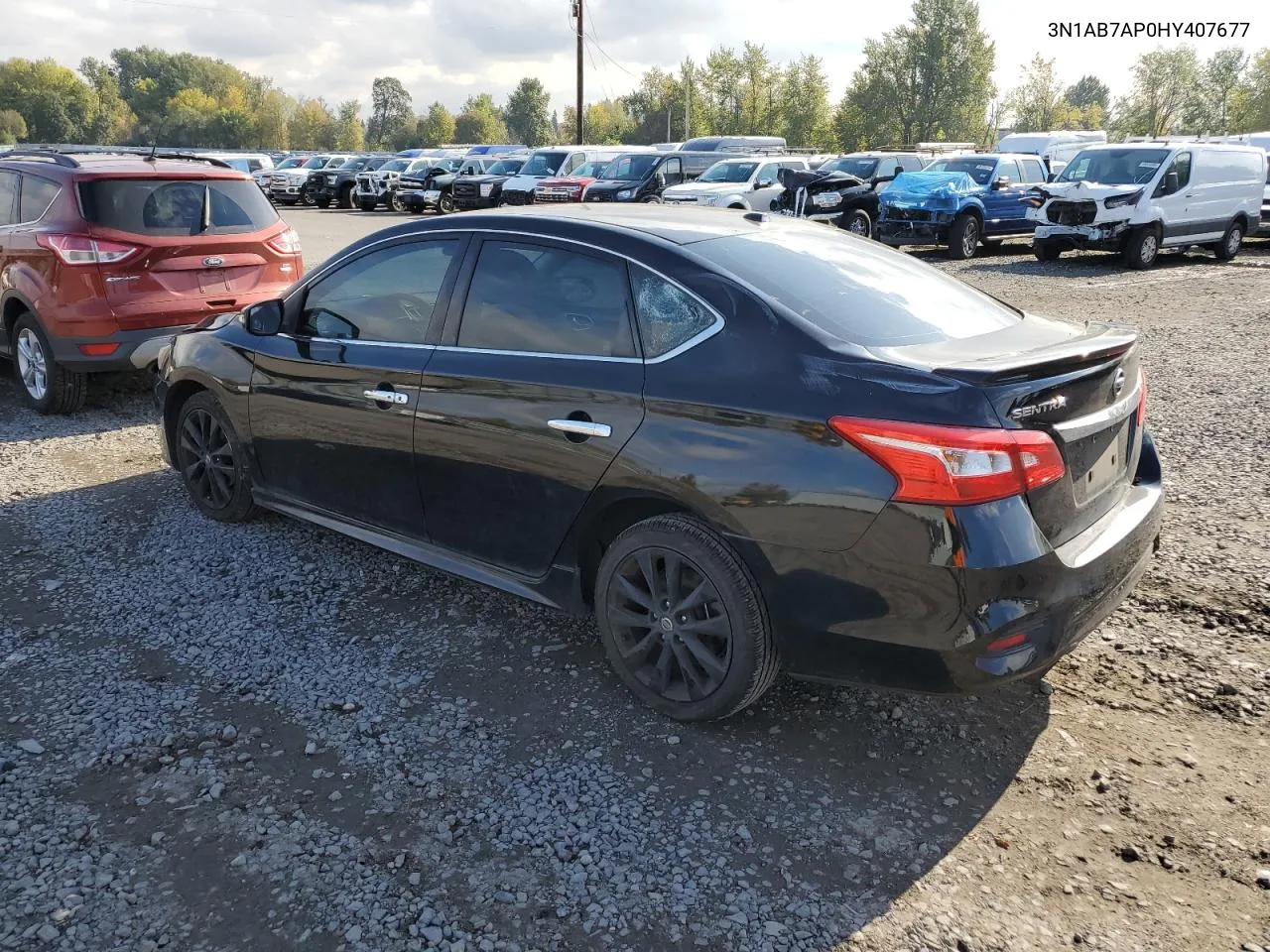 2017 Nissan Sentra S VIN: 3N1AB7AP0HY407677 Lot: 77486954