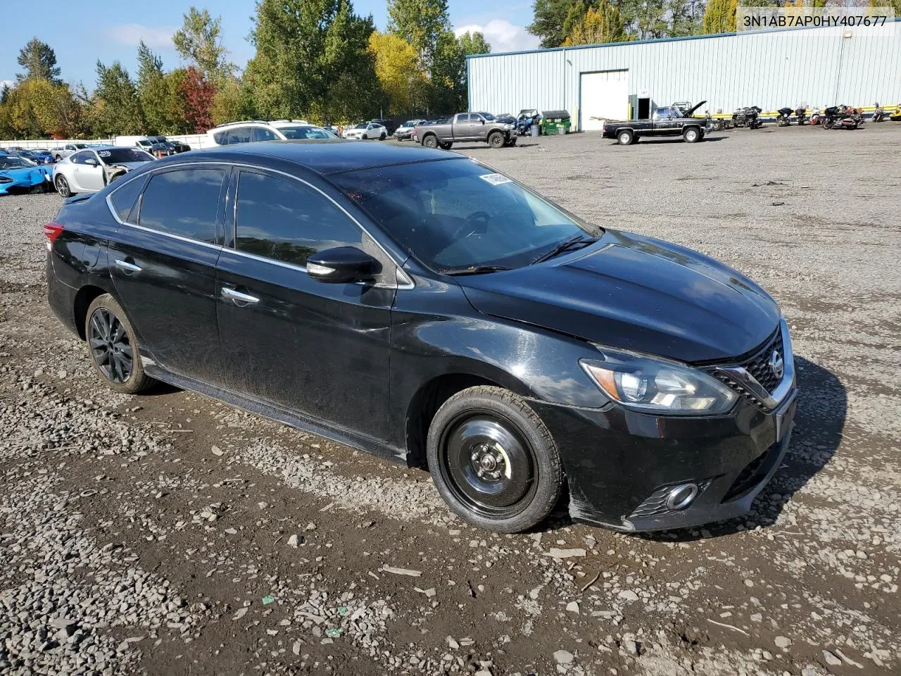 2017 Nissan Sentra S VIN: 3N1AB7AP0HY407677 Lot: 77486954