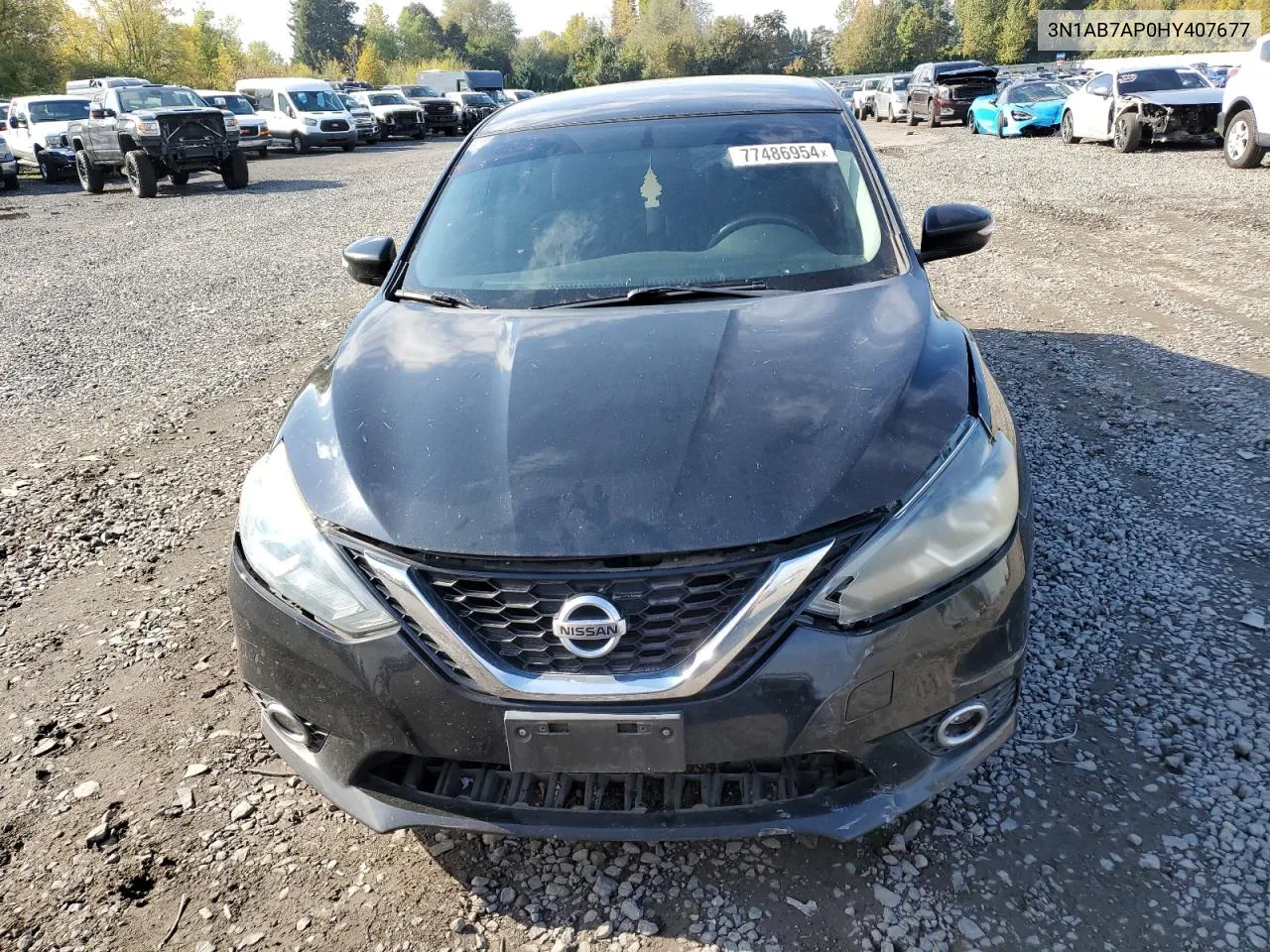 2017 Nissan Sentra S VIN: 3N1AB7AP0HY407677 Lot: 77486954