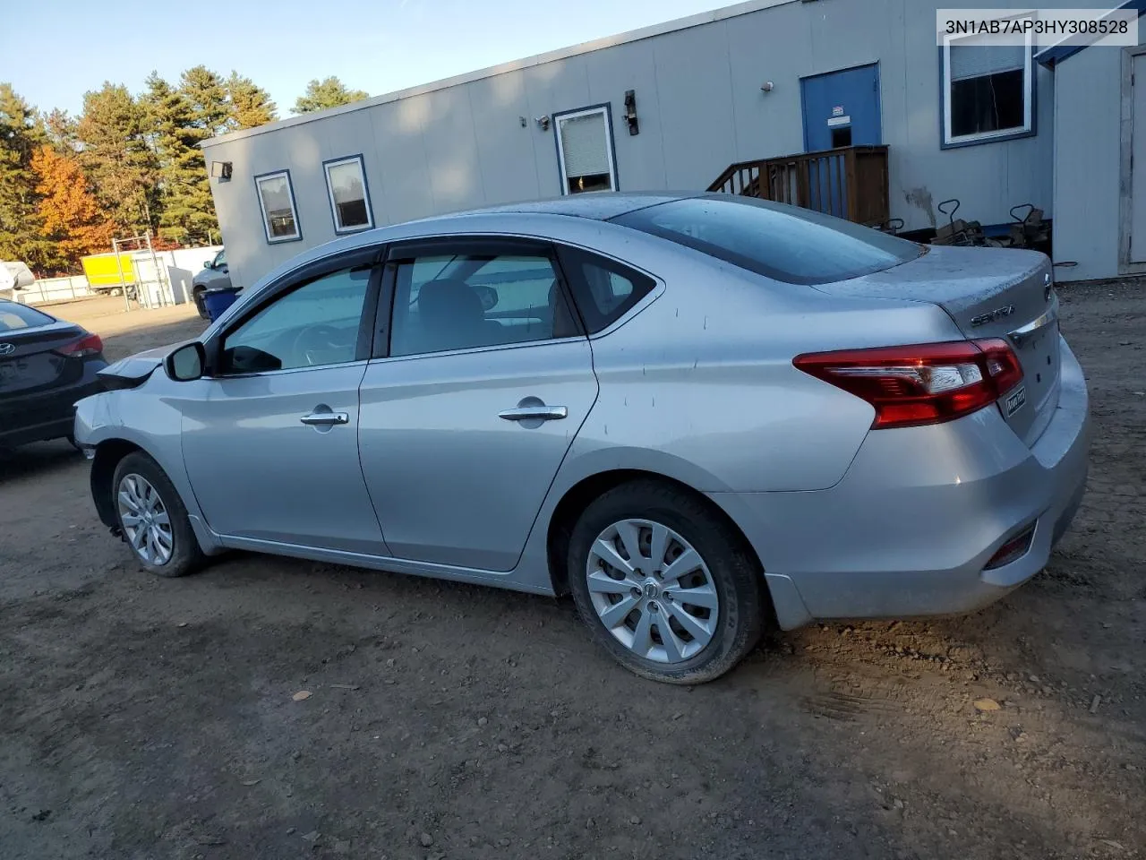 2017 Nissan Sentra S VIN: 3N1AB7AP3HY308528 Lot: 77489154