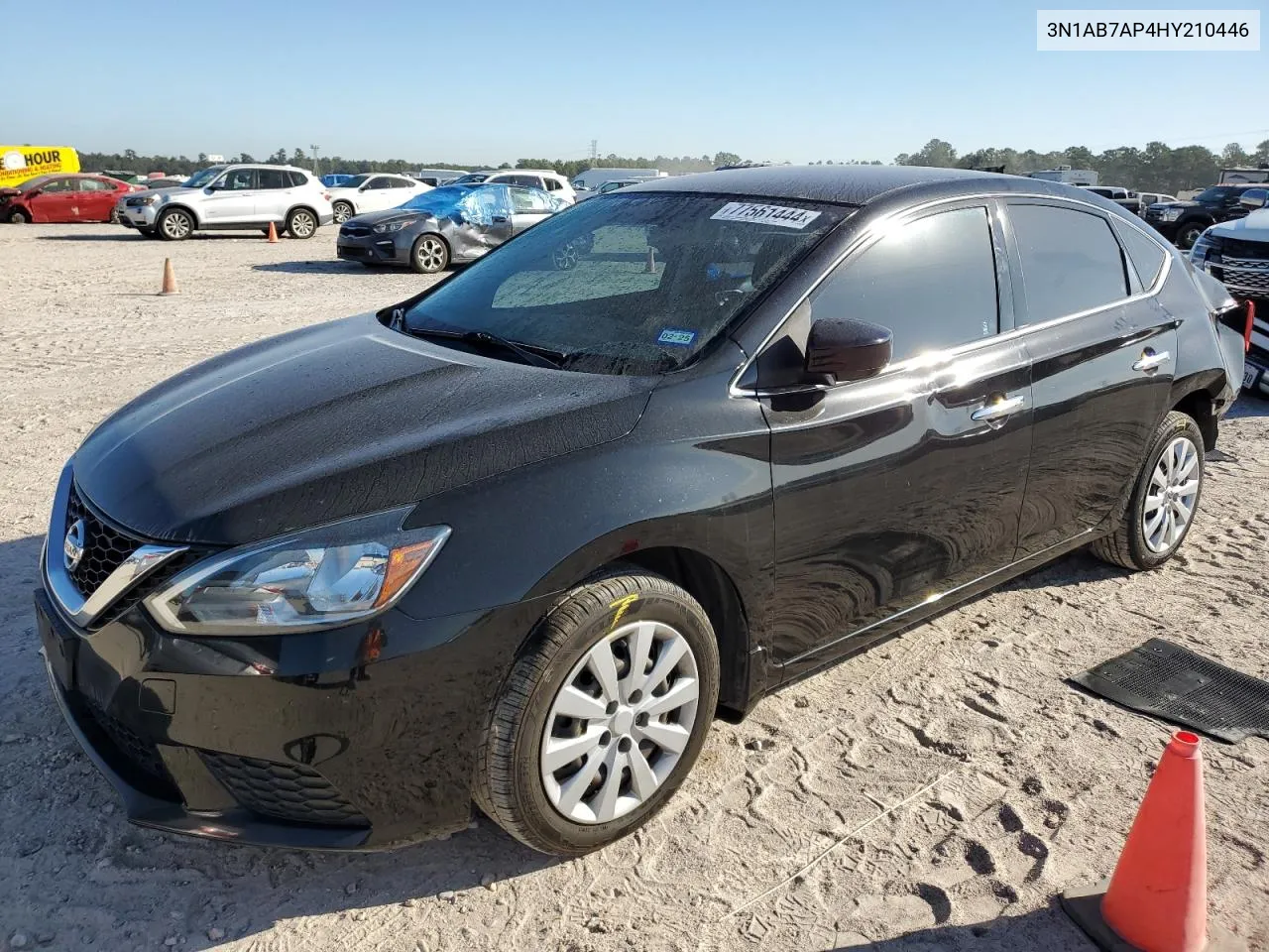 2017 Nissan Sentra S VIN: 3N1AB7AP4HY210446 Lot: 77561444