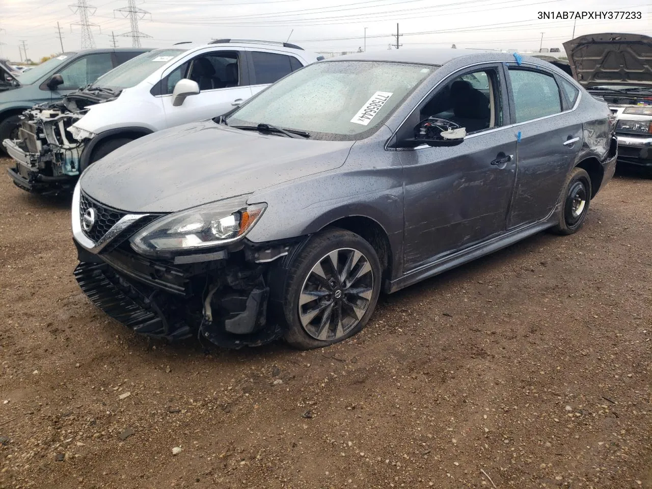 2017 Nissan Sentra S VIN: 3N1AB7APXHY377233 Lot: 77585644