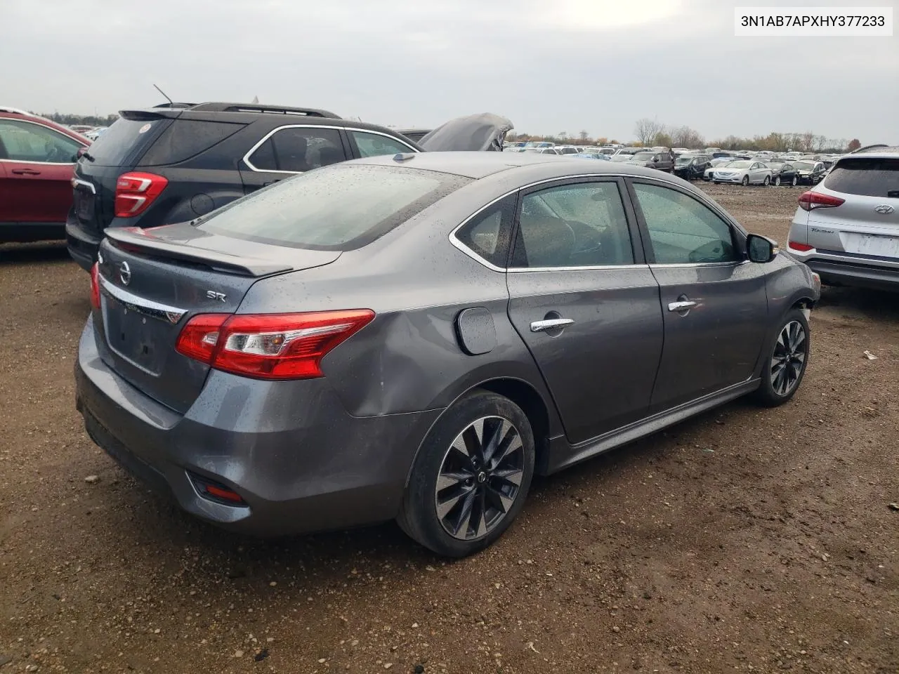 2017 Nissan Sentra S VIN: 3N1AB7APXHY377233 Lot: 77585644