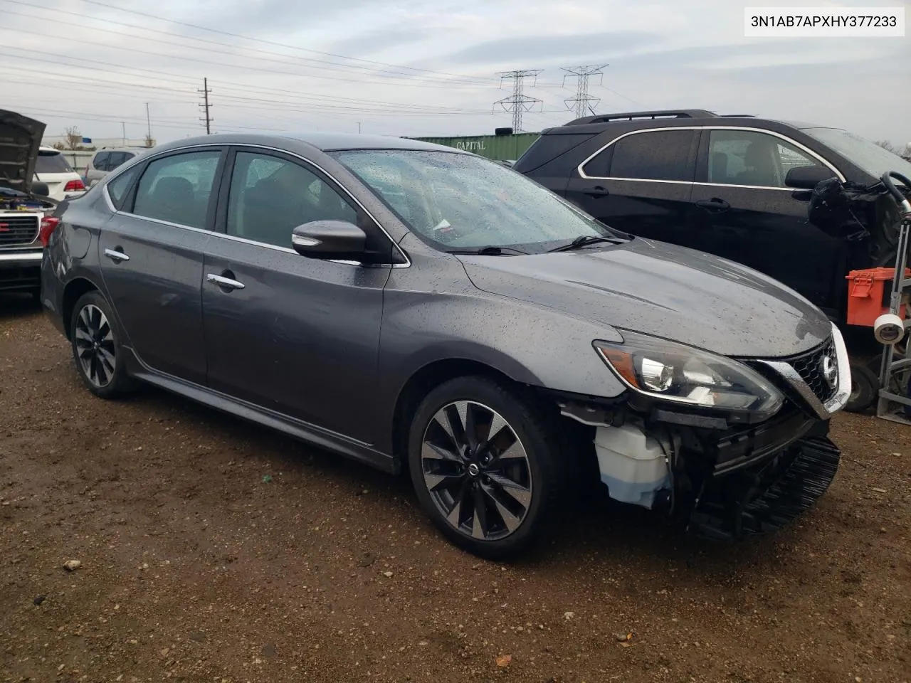 2017 Nissan Sentra S VIN: 3N1AB7APXHY377233 Lot: 77585644