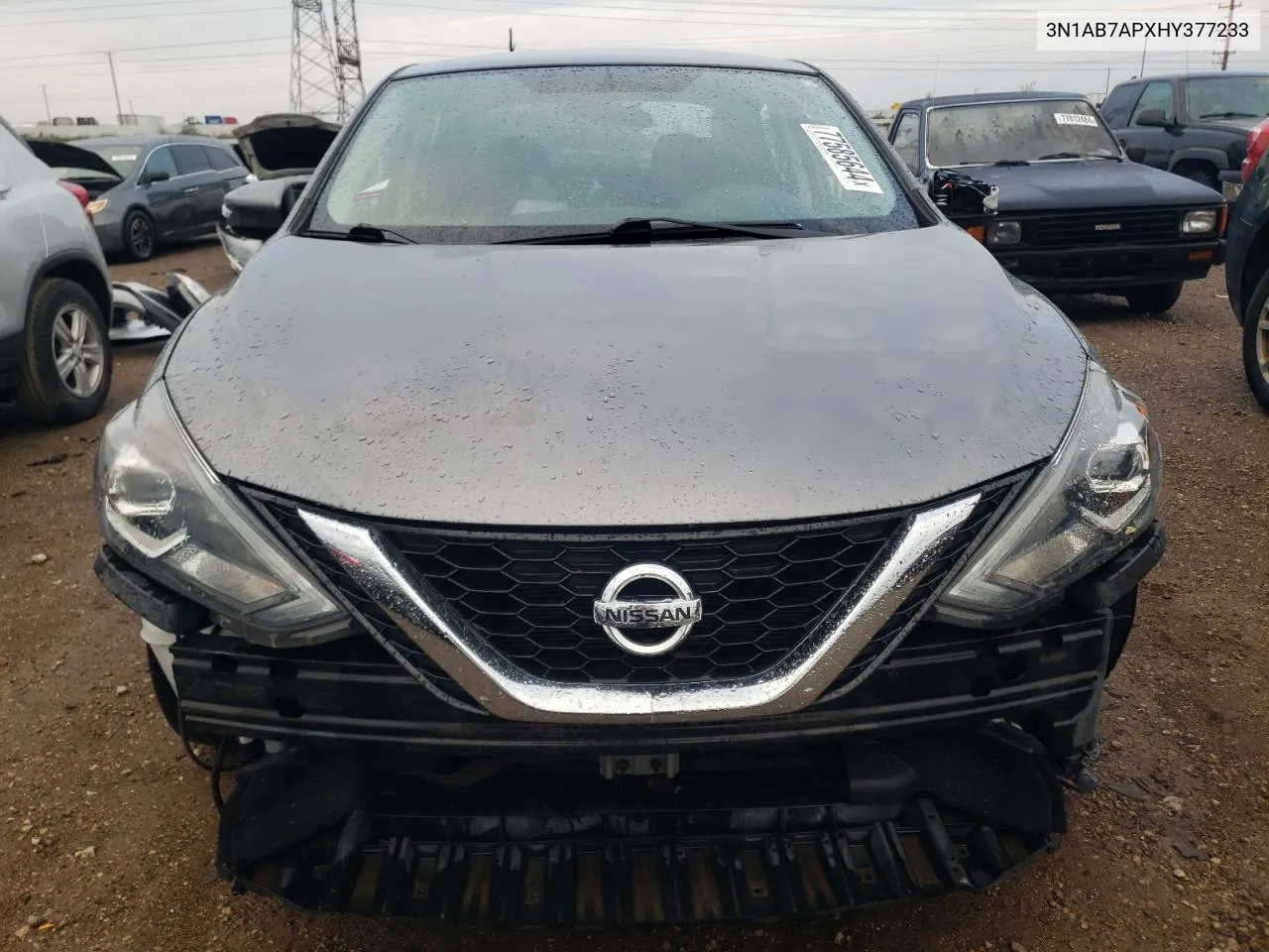 2017 Nissan Sentra S VIN: 3N1AB7APXHY377233 Lot: 77585644