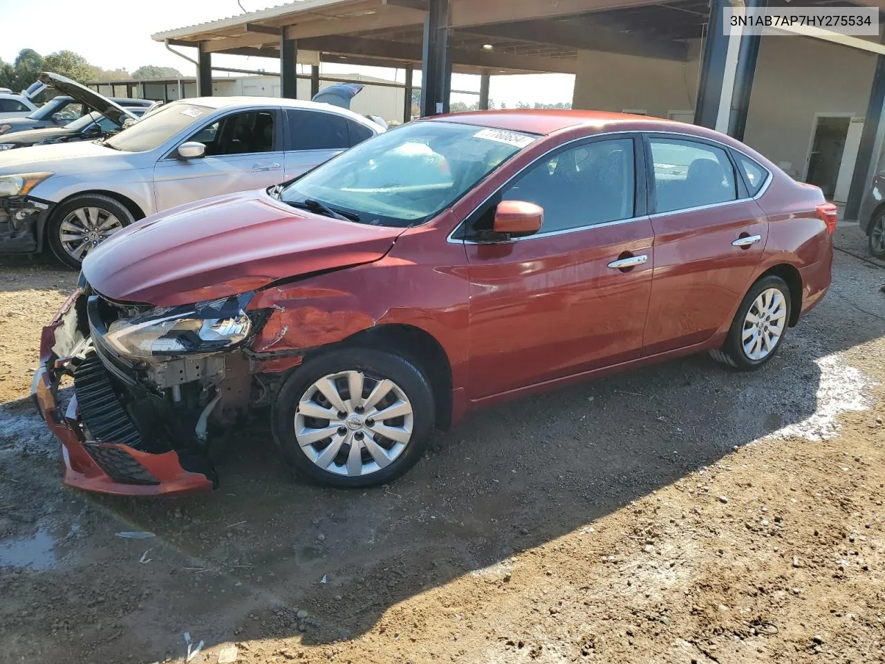 2017 Nissan Sentra S VIN: 3N1AB7AP7HY275534 Lot: 77760654