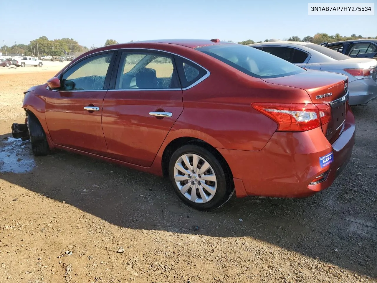 2017 Nissan Sentra S VIN: 3N1AB7AP7HY275534 Lot: 77760654