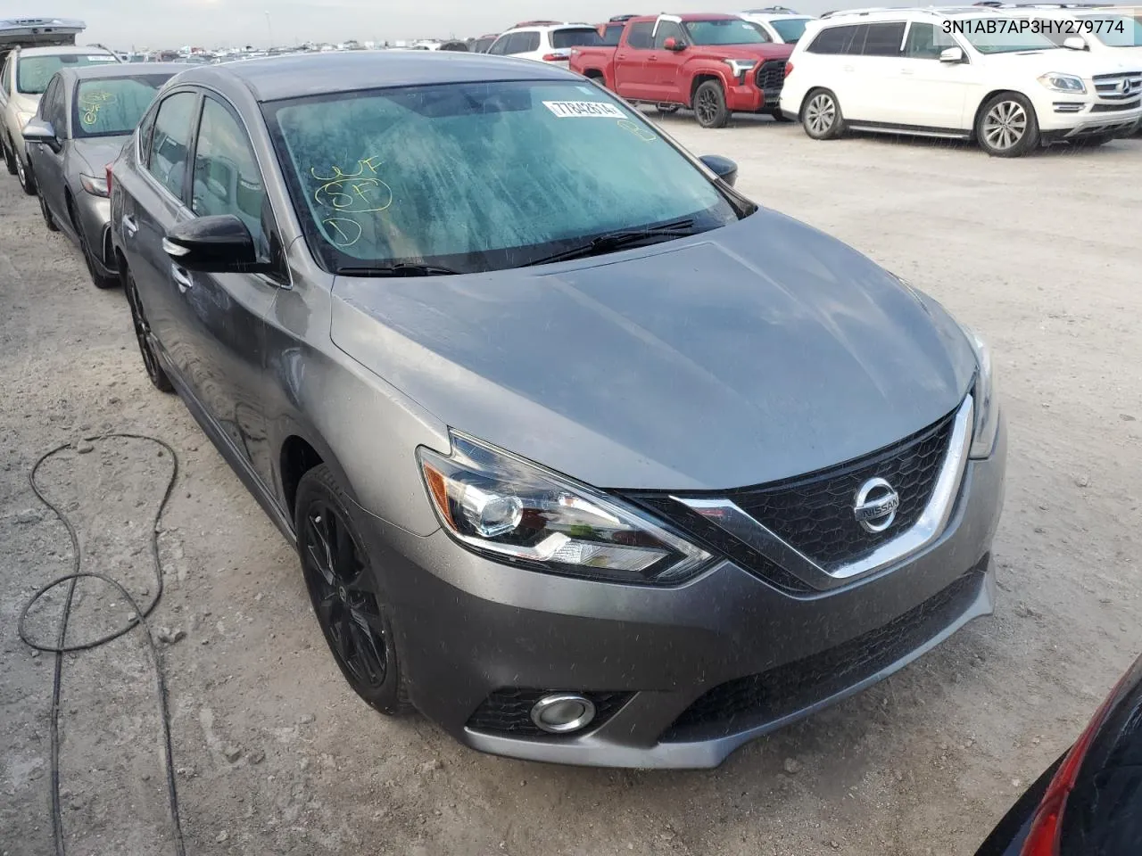 2017 Nissan Sentra S VIN: 3N1AB7AP3HY279774 Lot: 77842614