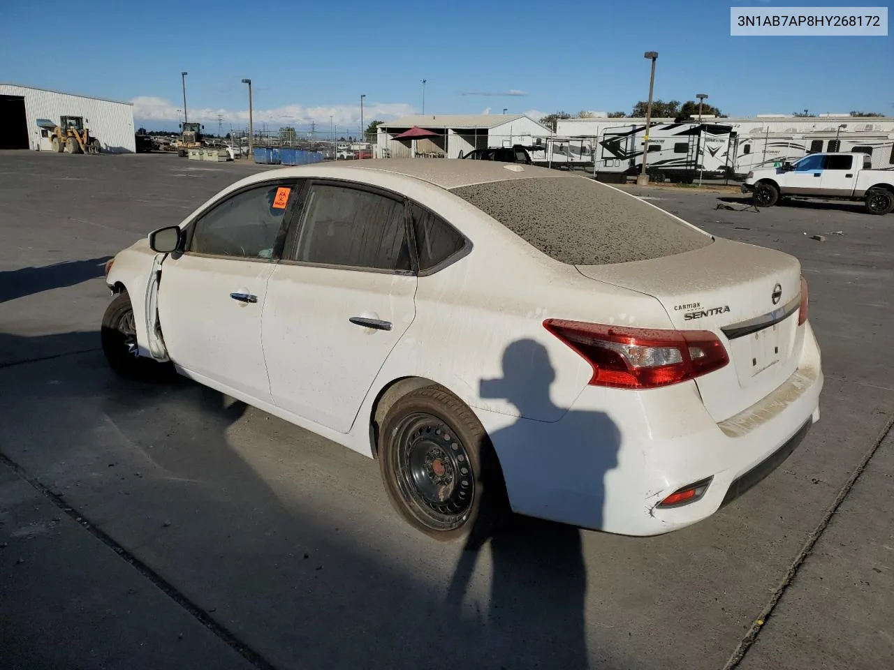 2017 Nissan Sentra S VIN: 3N1AB7AP8HY268172 Lot: 78008554