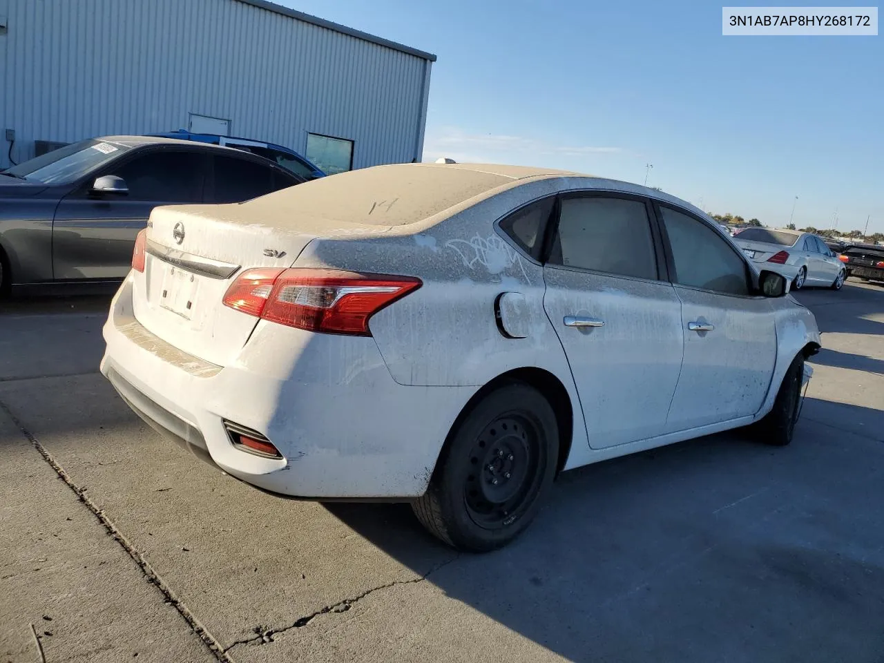 2017 Nissan Sentra S VIN: 3N1AB7AP8HY268172 Lot: 78008554