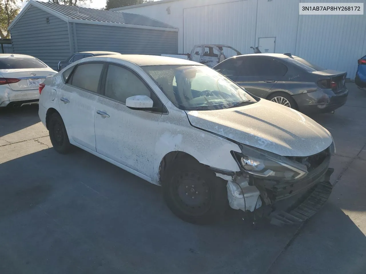 2017 Nissan Sentra S VIN: 3N1AB7AP8HY268172 Lot: 78008554