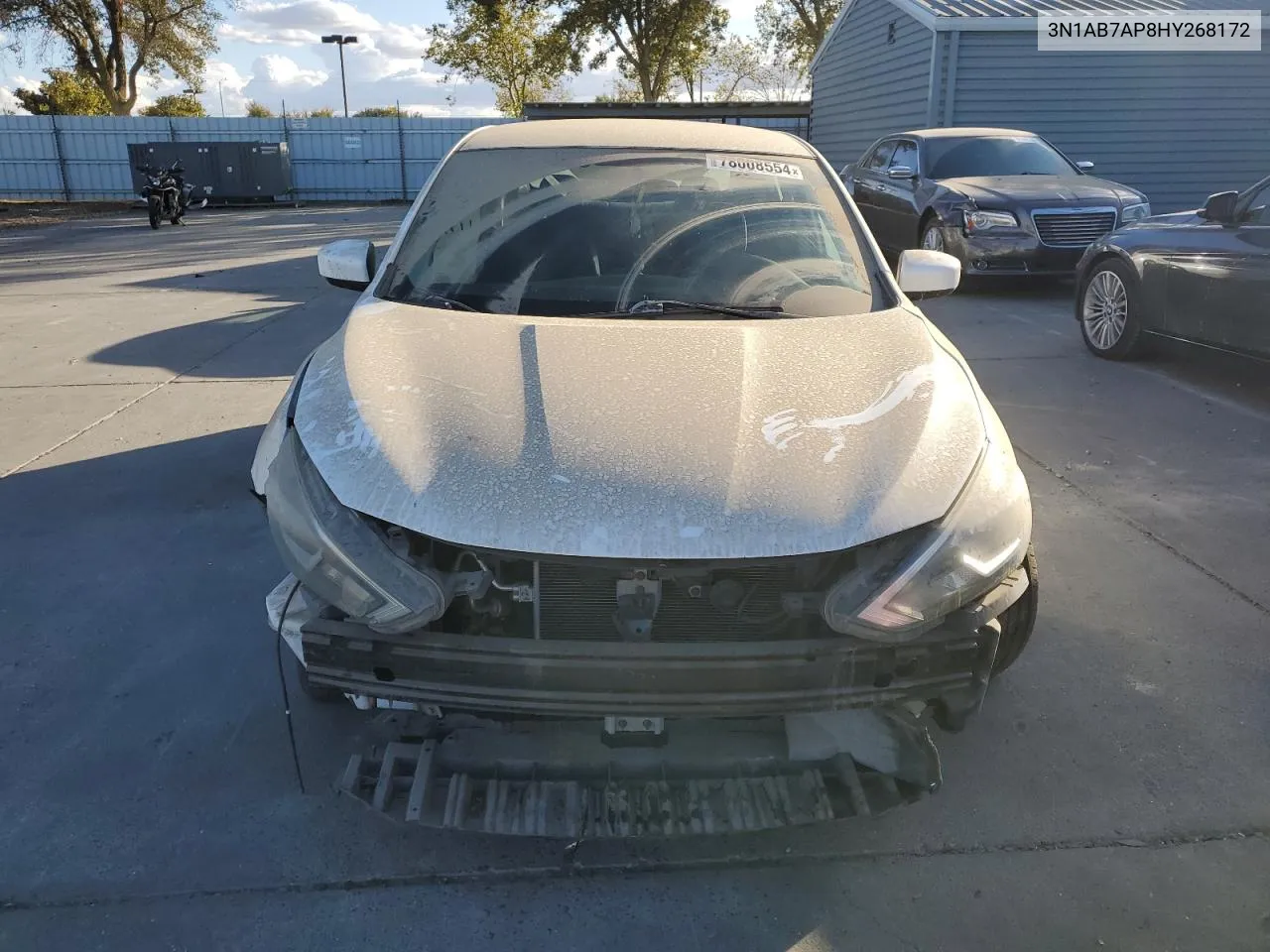 2017 Nissan Sentra S VIN: 3N1AB7AP8HY268172 Lot: 78008554