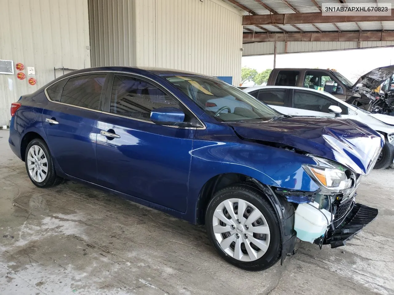 2017 Nissan Sentra S VIN: 3N1AB7APXHL670823 Lot: 78101594