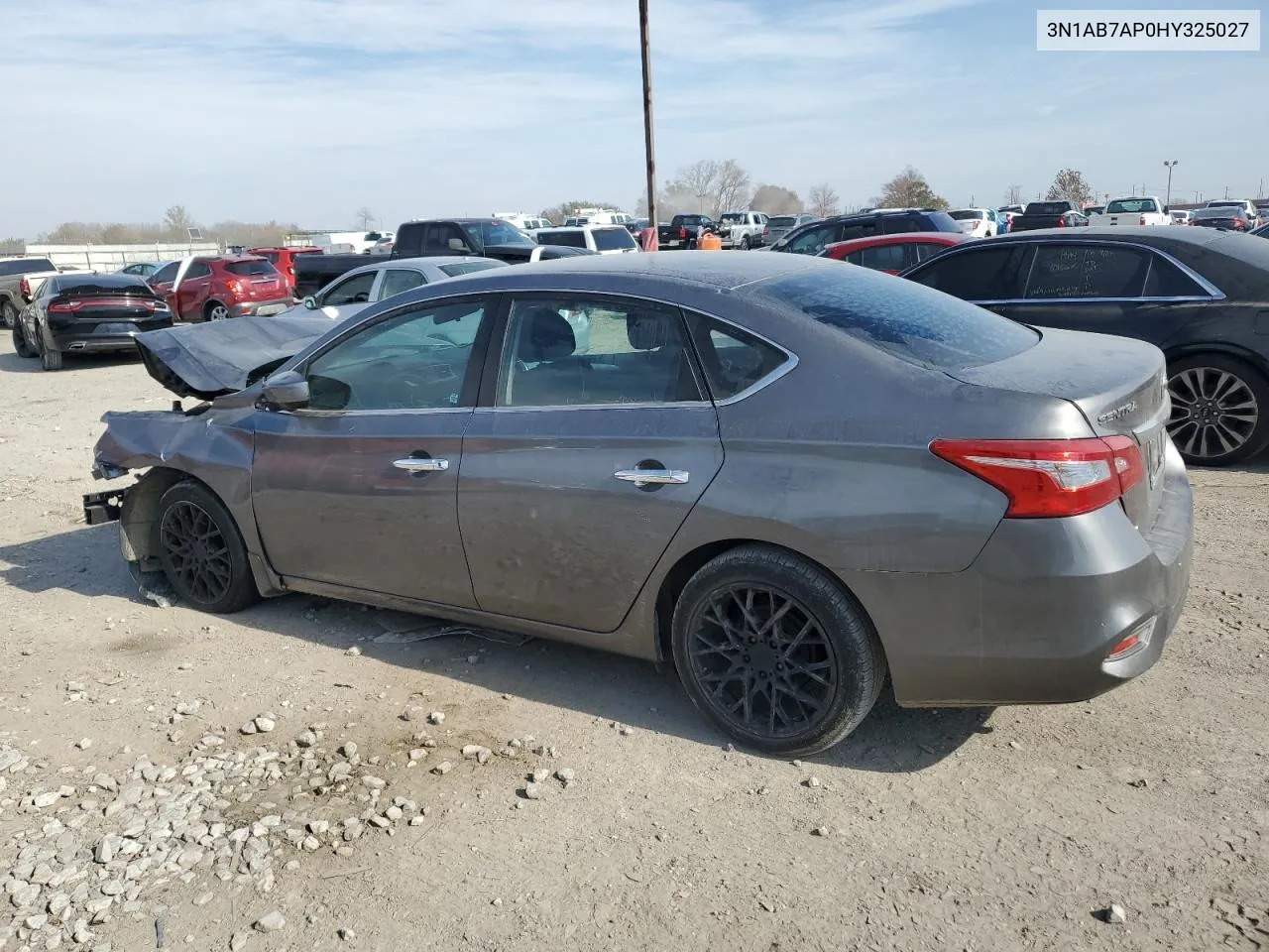 2017 Nissan Sentra S VIN: 3N1AB7AP0HY325027 Lot: 78104984