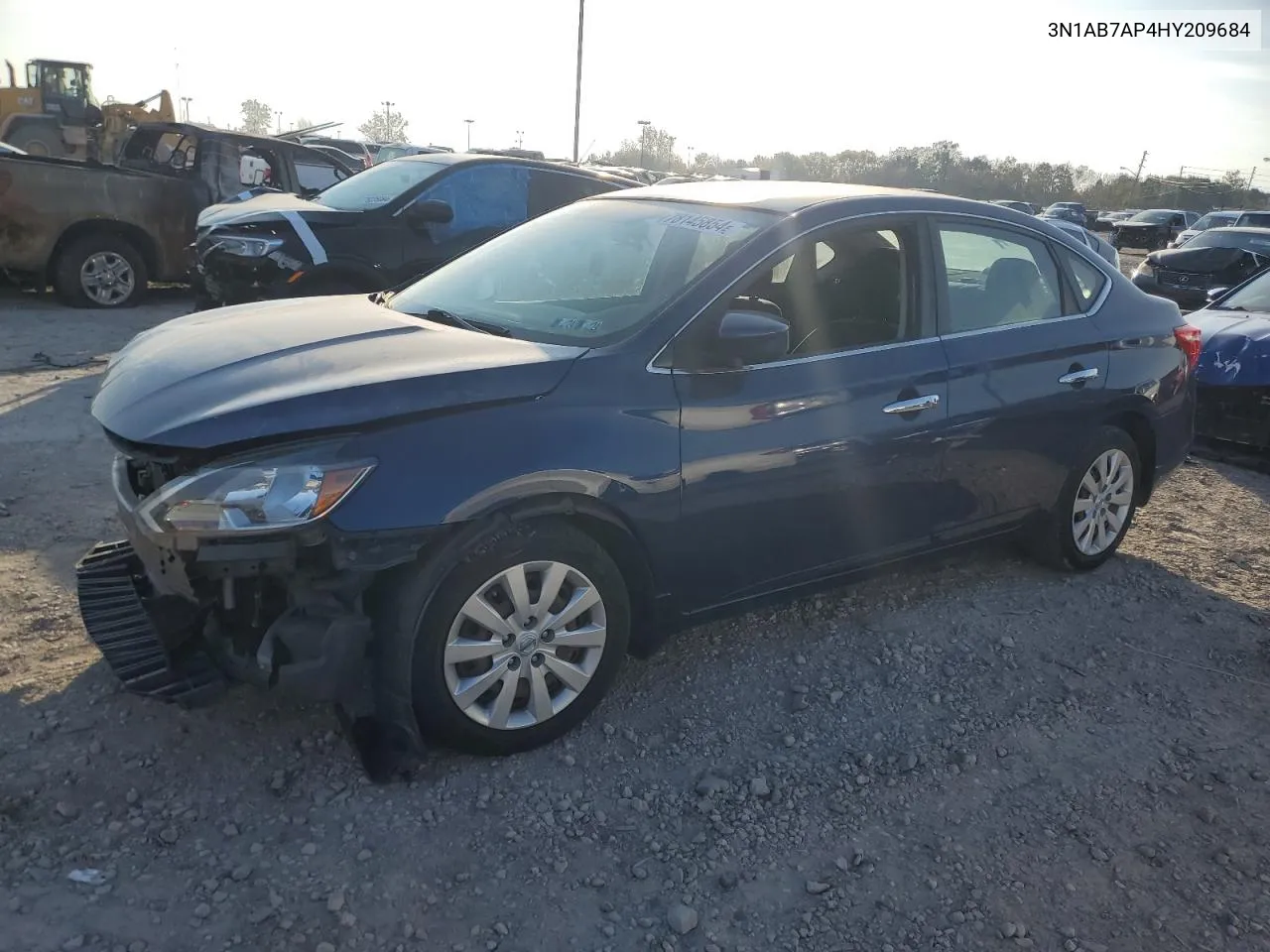 2017 Nissan Sentra S VIN: 3N1AB7AP4HY209684 Lot: 78145854