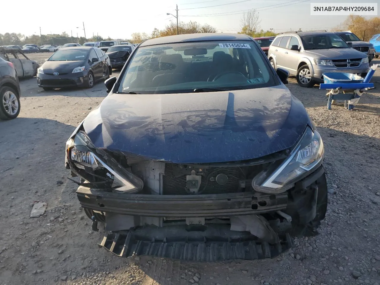 2017 Nissan Sentra S VIN: 3N1AB7AP4HY209684 Lot: 78145854