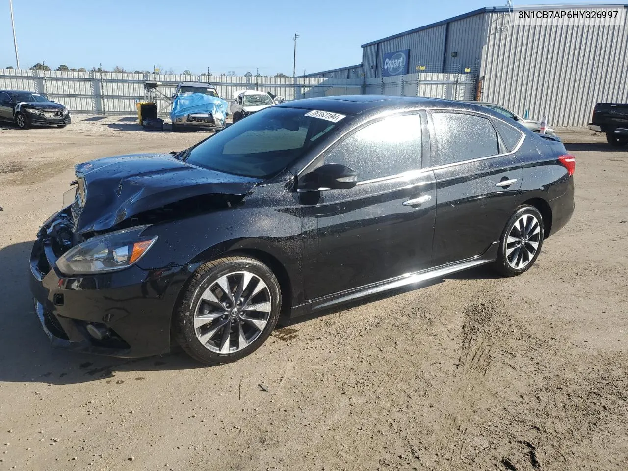 2017 Nissan Sentra Sr Turbo VIN: 3N1CB7AP6HY326997 Lot: 78163194