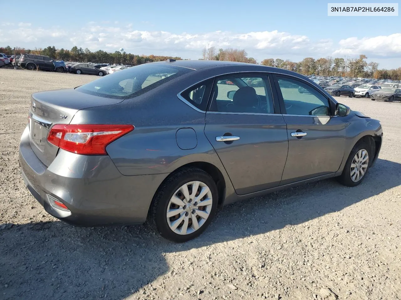 2017 Nissan Sentra S VIN: 3N1AB7AP2HL664286 Lot: 78198434