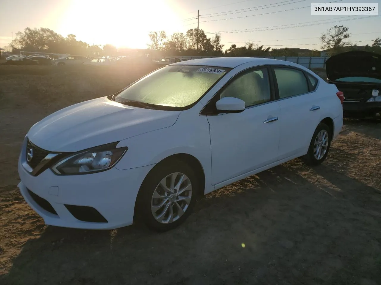 2017 Nissan Sentra S VIN: 3N1AB7AP1HY393367 Lot: 78219904