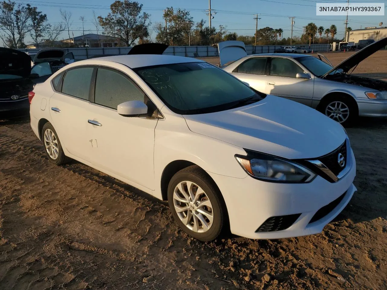 2017 Nissan Sentra S VIN: 3N1AB7AP1HY393367 Lot: 78219904