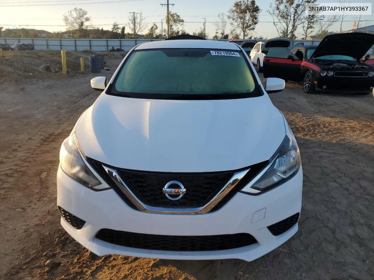 2017 Nissan Sentra S VIN: 3N1AB7AP1HY393367 Lot: 78219904