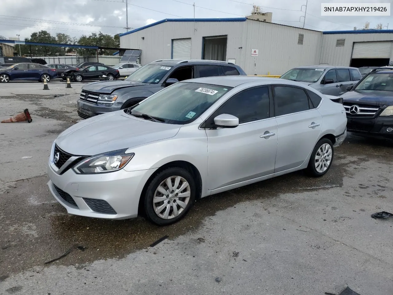 2017 Nissan Sentra S VIN: 3N1AB7APXHY219426 Lot: 78236674