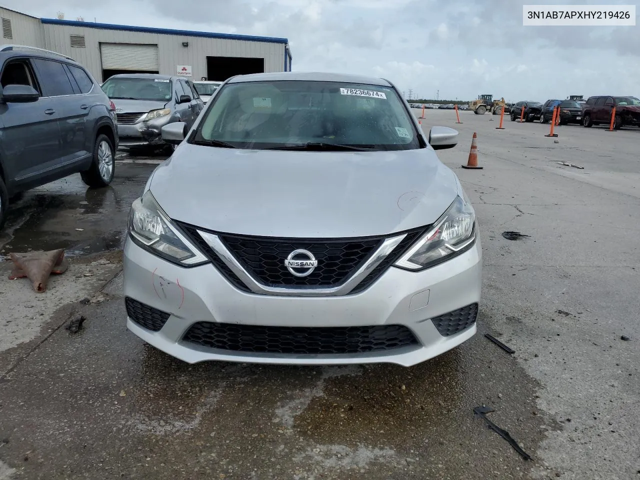 2017 Nissan Sentra S VIN: 3N1AB7APXHY219426 Lot: 78236674