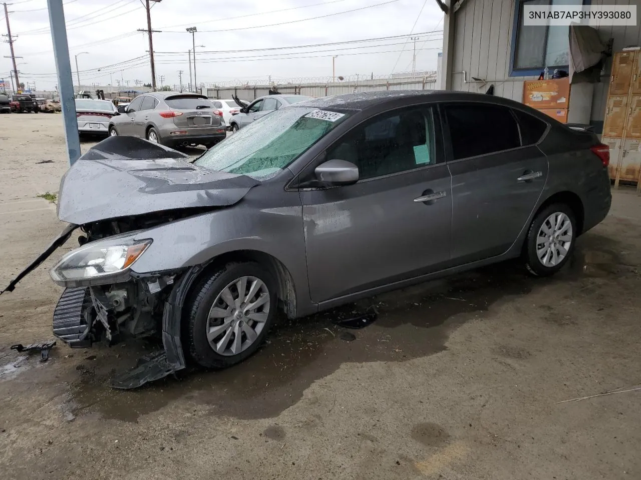 2017 Nissan Sentra S VIN: 3N1AB7AP3HY393080 Lot: 78374464