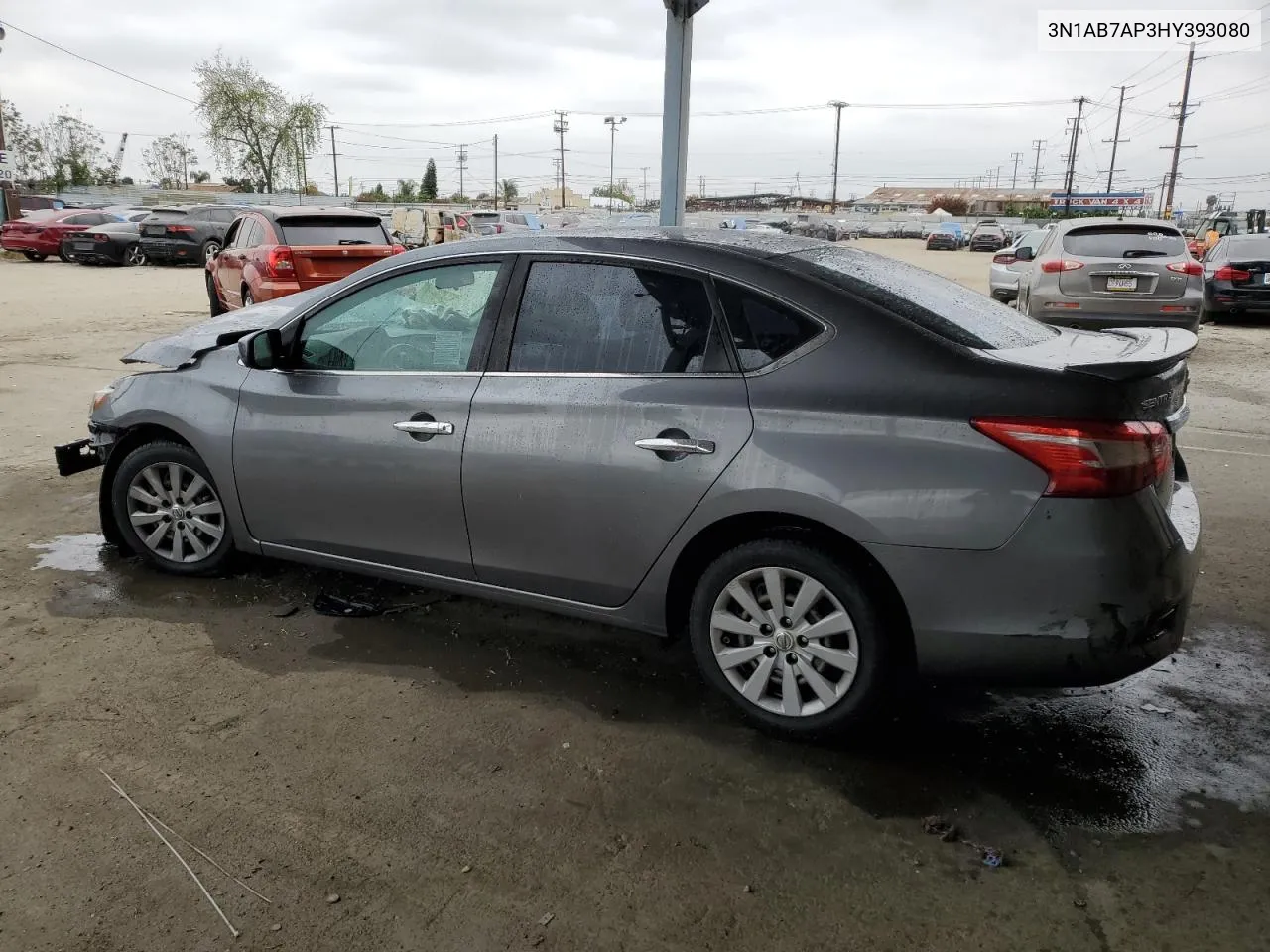 2017 Nissan Sentra S VIN: 3N1AB7AP3HY393080 Lot: 78374464