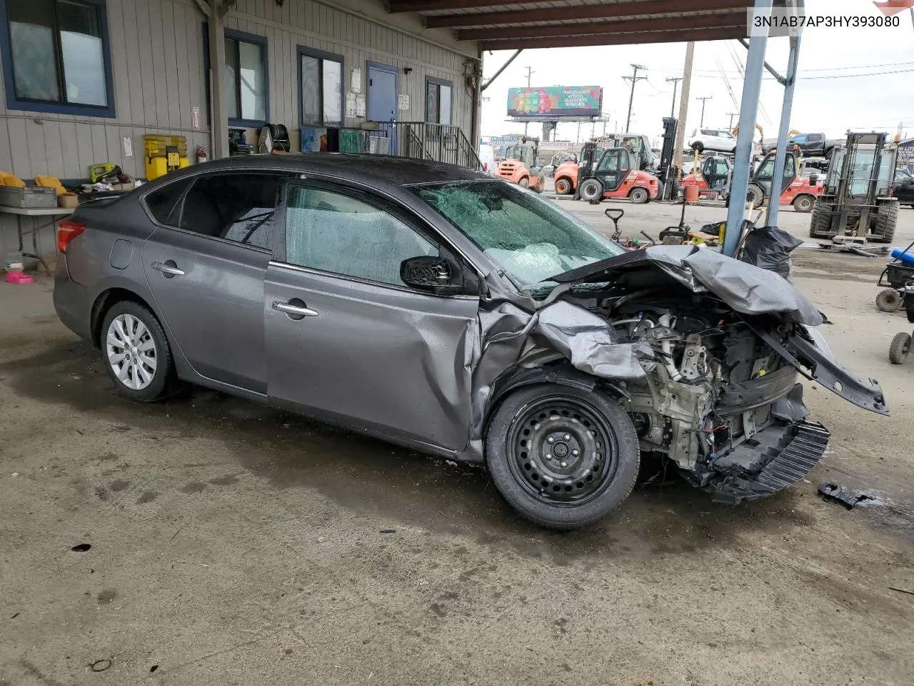 2017 Nissan Sentra S VIN: 3N1AB7AP3HY393080 Lot: 78374464