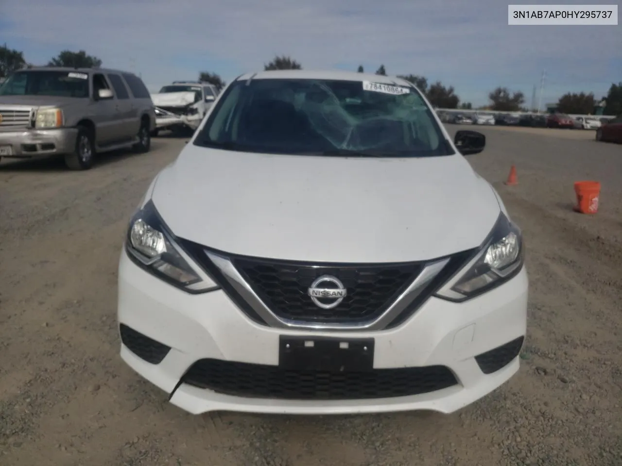 2017 Nissan Sentra S VIN: 3N1AB7AP0HY295737 Lot: 78410864