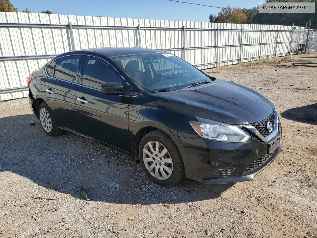 2017 Nissan Sentra S VIN: 3N1AB7AP6HY297511 Lot: 78414214