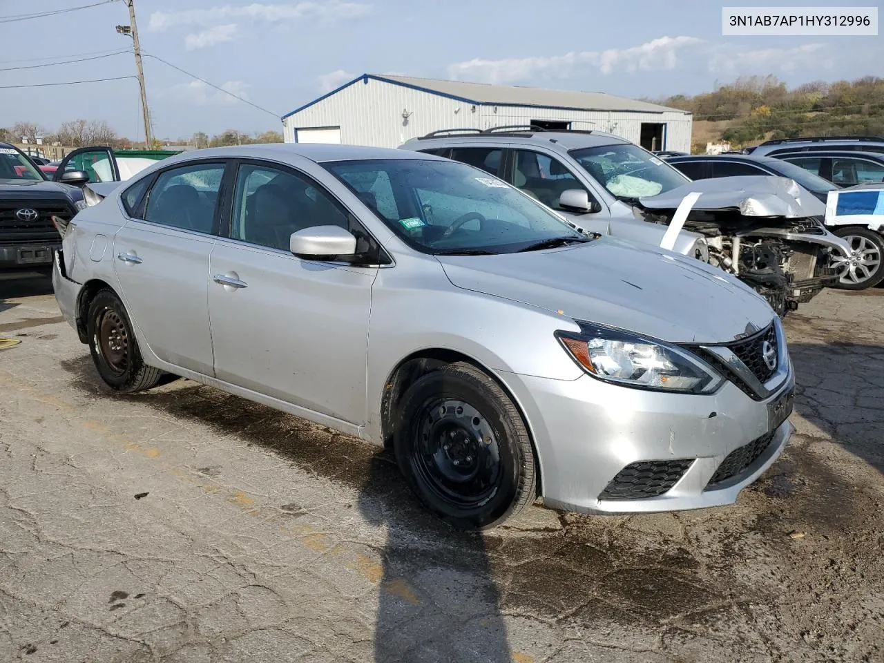 2017 Nissan Sentra S VIN: 3N1AB7AP1HY312996 Lot: 78418274