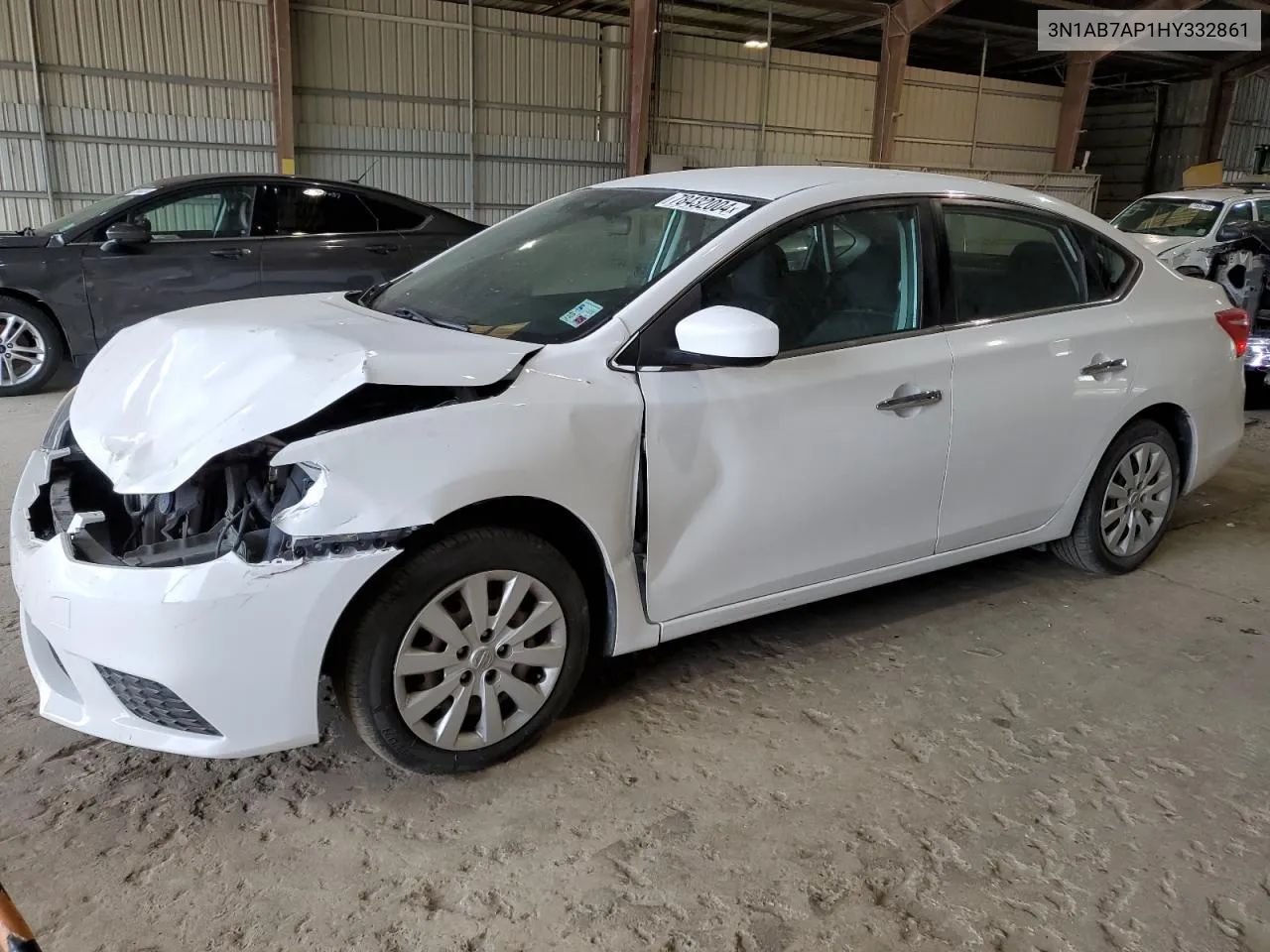 2017 Nissan Sentra S VIN: 3N1AB7AP1HY332861 Lot: 78432004