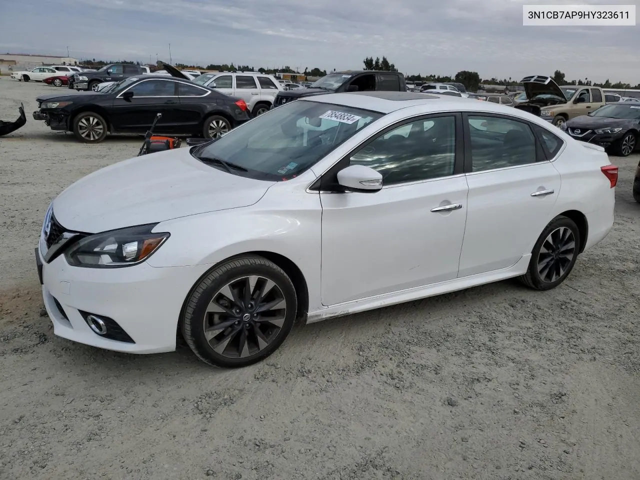 2017 Nissan Sentra Sr Turbo VIN: 3N1CB7AP9HY323611 Lot: 78548834