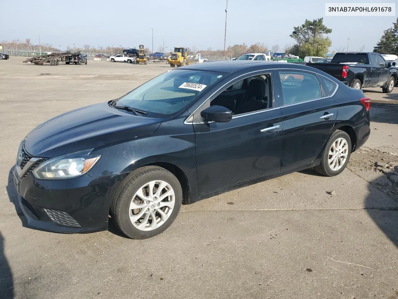 3N1AB7AP0HL691678 2017 Nissan Sentra S