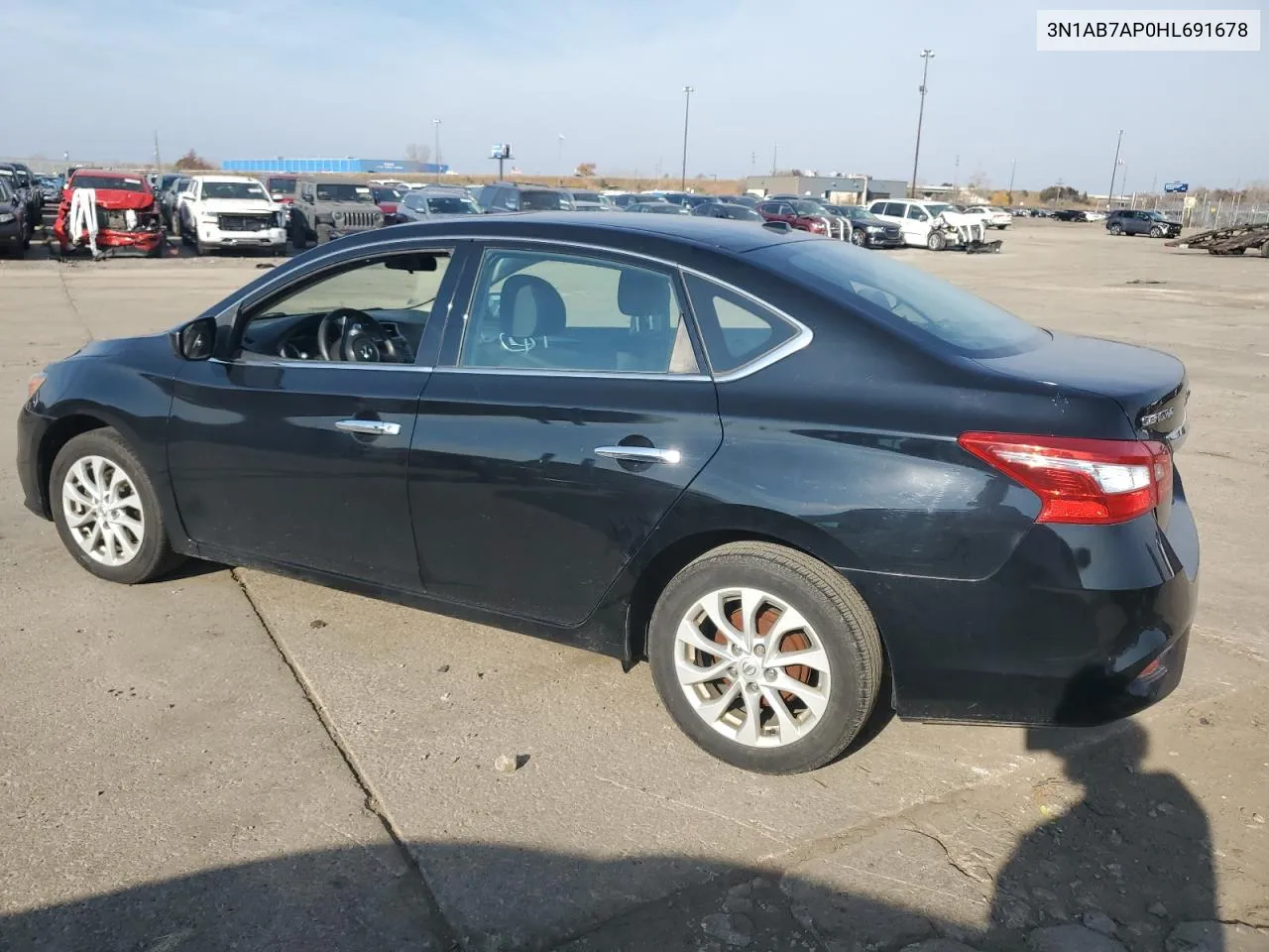 3N1AB7AP0HL691678 2017 Nissan Sentra S