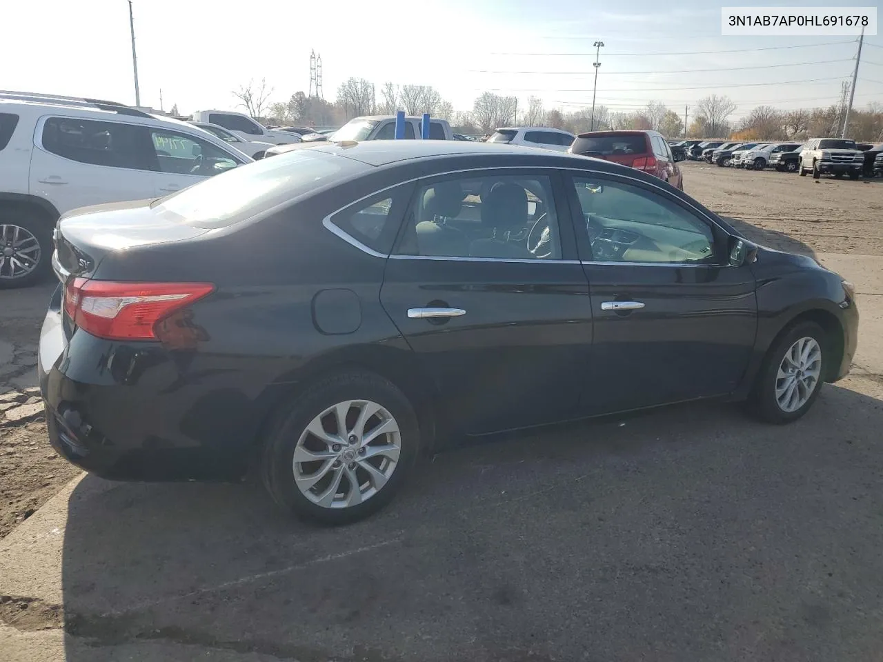 2017 Nissan Sentra S VIN: 3N1AB7AP0HL691678 Lot: 78600524