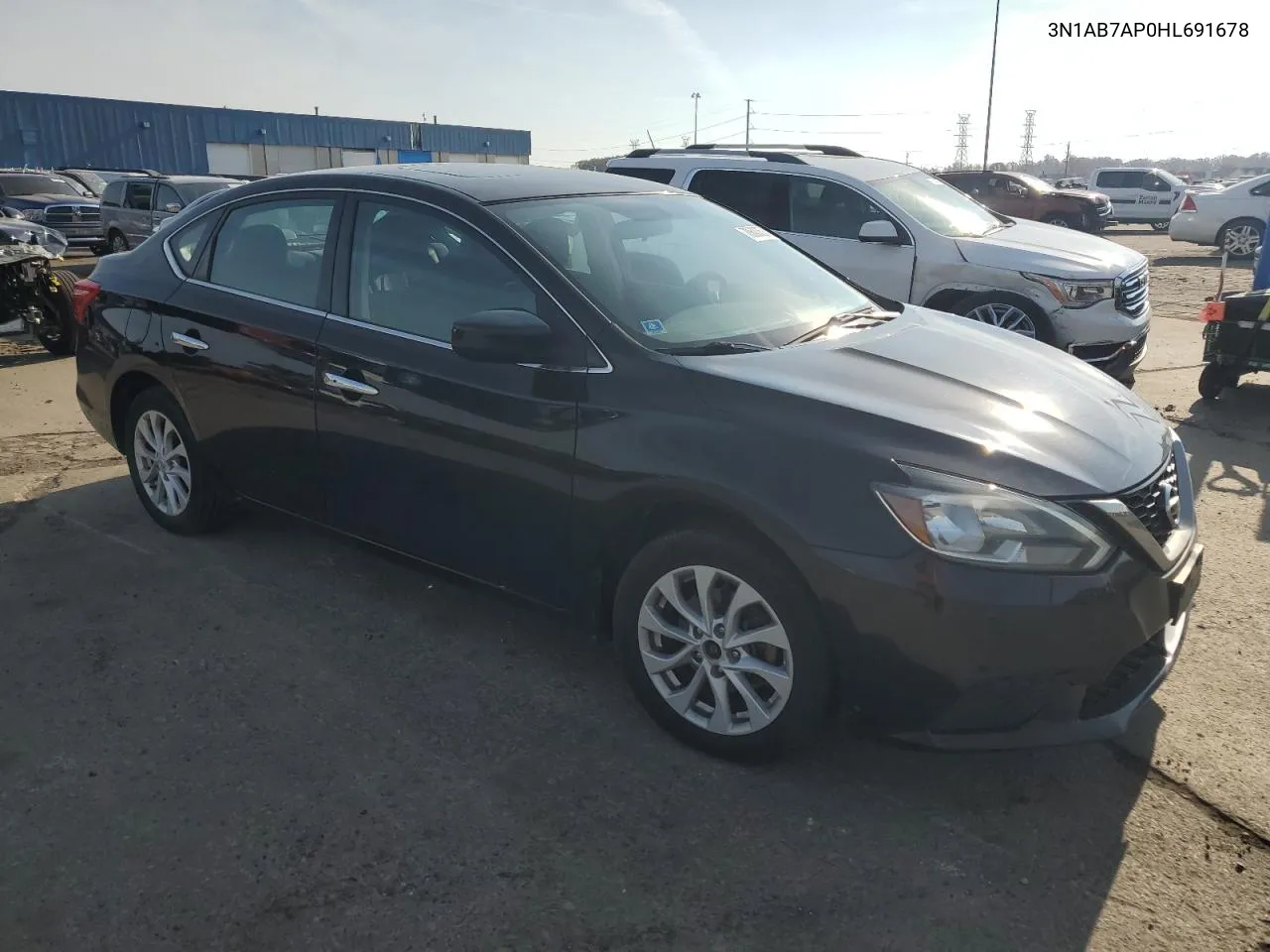 2017 Nissan Sentra S VIN: 3N1AB7AP0HL691678 Lot: 78600524