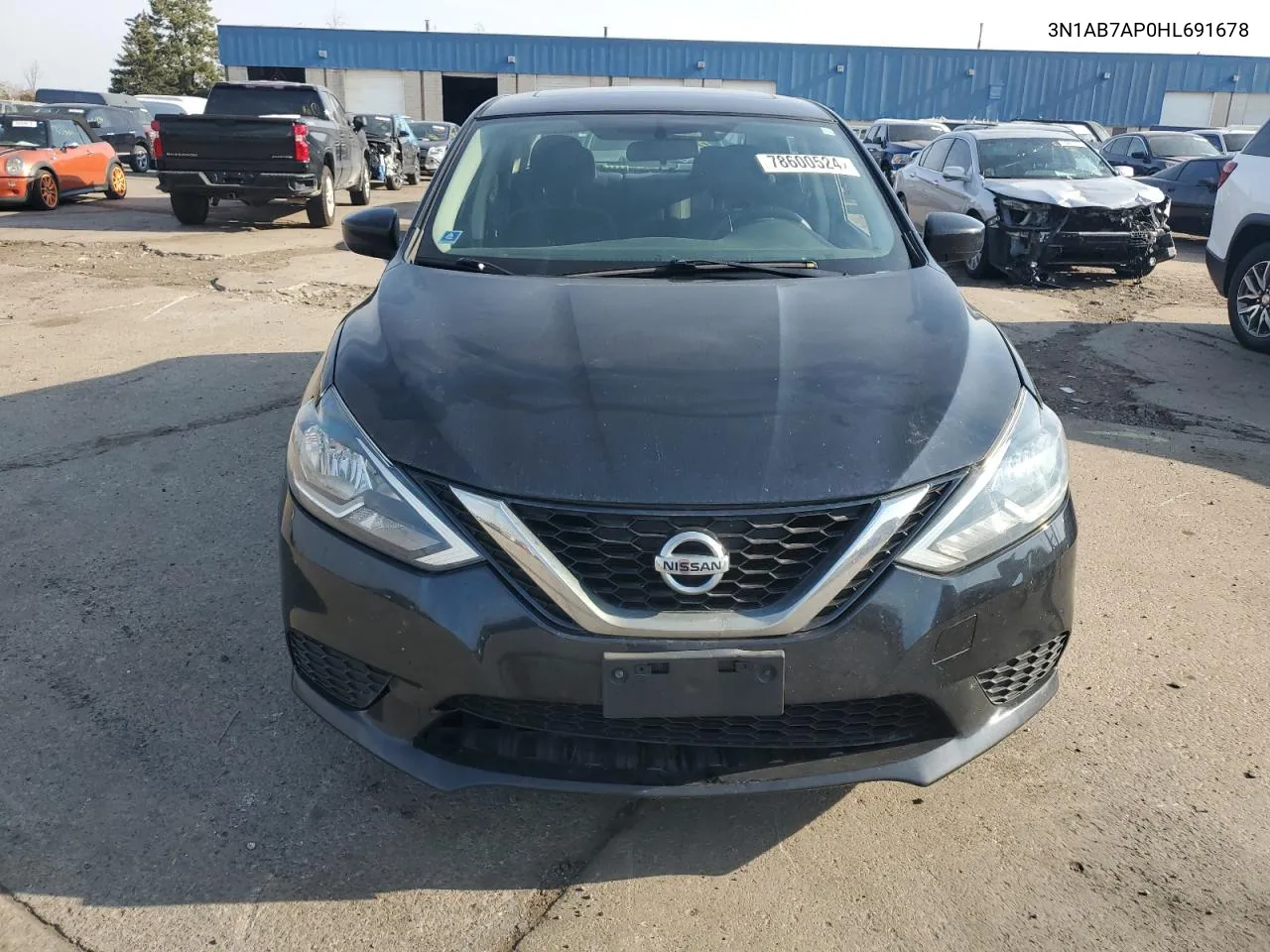 2017 Nissan Sentra S VIN: 3N1AB7AP0HL691678 Lot: 78600524