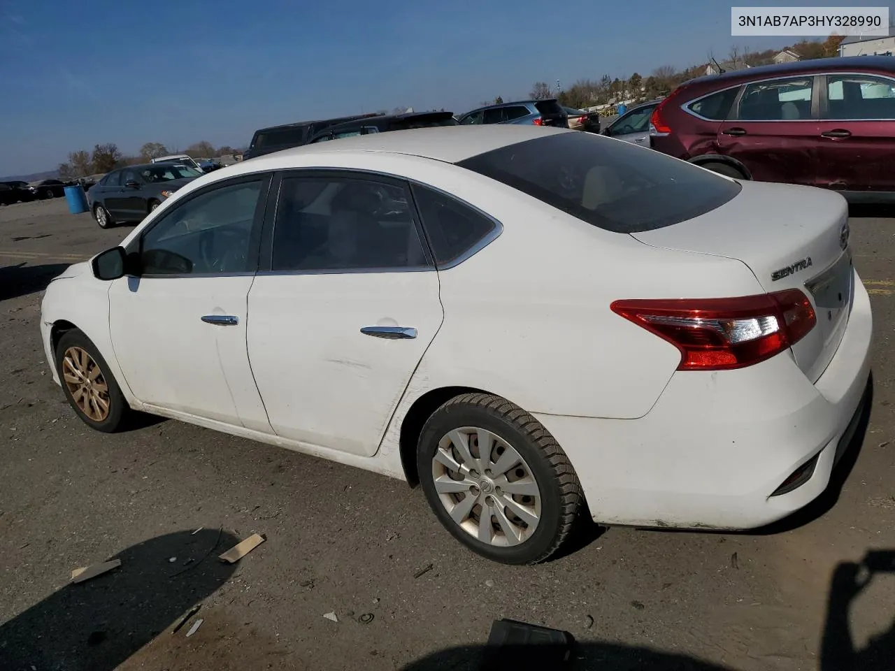 2017 Nissan Sentra S VIN: 3N1AB7AP3HY328990 Lot: 78708064