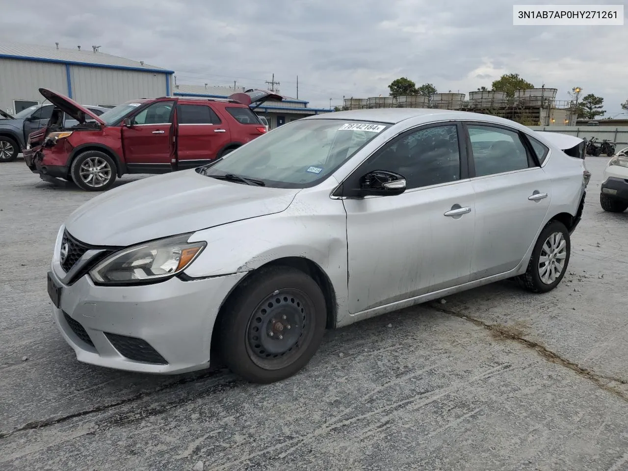 2017 Nissan Sentra S VIN: 3N1AB7AP0HY271261 Lot: 78742184