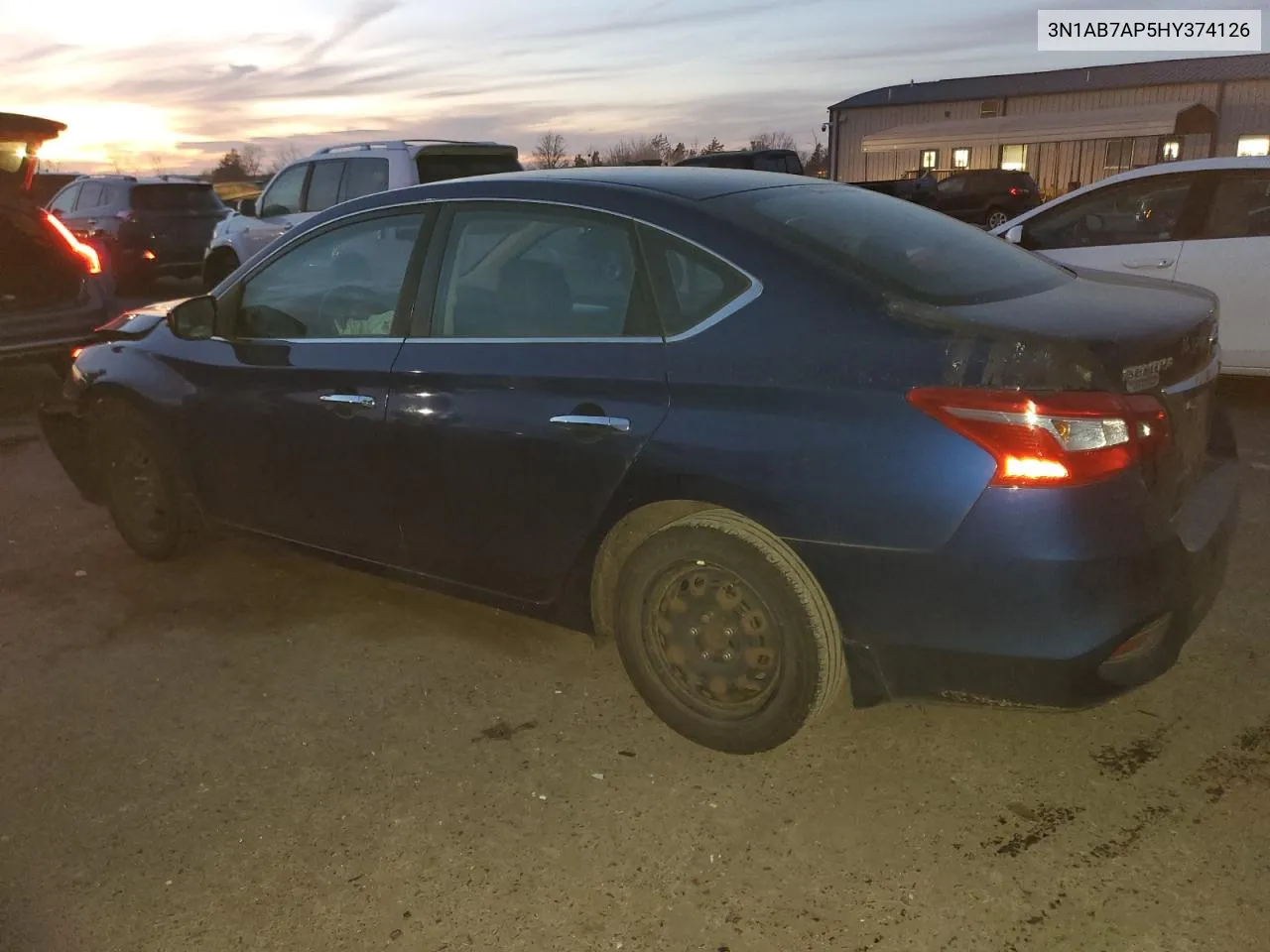 2017 Nissan Sentra S VIN: 3N1AB7AP5HY374126 Lot: 78751404